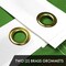 G128 Ireland Irish Shamrock Flag | 2.5x4 Ft | ToughWeave Series Embroidered 300D Polyester | Embroidered Design, Indoor/Outdoor, Brass Grommets